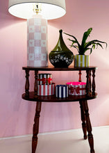 Load image into Gallery viewer, Big Top Stripes Handpoured Candle &amp; Vase