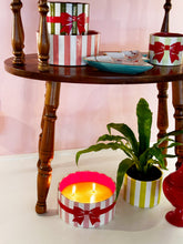 Load image into Gallery viewer, Wrapped up with a Ribbon Handpoured Candle &amp; Vase
