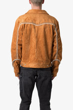 Load image into Gallery viewer, Suede Collared Jacket - Orange