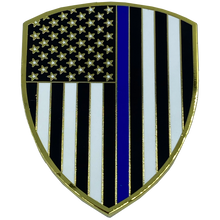 Load image into Gallery viewer, F-005 NYPD NEW YORK CITY Police Department Dept. Challenge Coin thin blue line