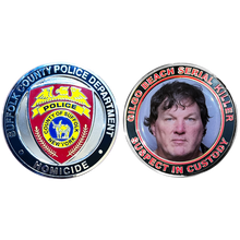 Load image into Gallery viewer, DL6-03 SCPD Suffolk County Police Department Gilgo Beach Serial Killer Homicide Challenge Coin