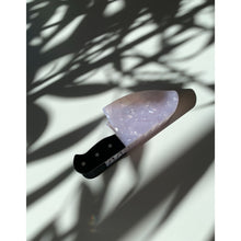 Load image into Gallery viewer, Sword Wife Dagger Hair Claw in White Quartz Acetate | Claw Clip in Velvet Travel Bag