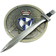 Load image into Gallery viewer, BL9-004 CBSA ASFC Canada Border Services Agency Shield with removable Sword Challenge Coin Set Canadian Customs