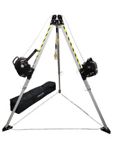 Load image into Gallery viewer, Frontline TAN07RURP MEGApod Confined Space 7' Aluminum Tripod with 60' Winch and 3-Way SRL