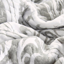 Load image into Gallery viewer, Tache Paisley Damask Matelasse Austere Grey Moon Sky Cushion Cover / Euro Sham (TB300-199)
