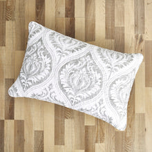 Load image into Gallery viewer, Tache Paisley Damask Matelasse Austere Grey Moon Sky Pillow Sham (TB300-199)