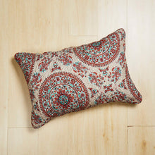Load image into Gallery viewer, Tache Bohemian Desert Medallion Boteh Paisley Taupe Quilted Pillow Shams (TJ3502)