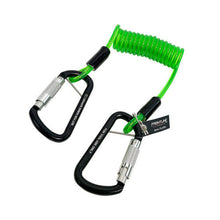 Load image into Gallery viewer, Frontline TLC05 ToolGrip Coil Tool Tether 5 lbs with Double Self-locking Aluminum Carabiner