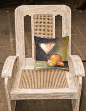 Load image into Gallery viewer, Orange Martini by Malenda Trick Canvas Decorative Pillow TMTR0036PW1414