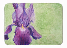 Load image into Gallery viewer, Purple Iris by Malenda Trick Machine Washable Memory Foam Mat TMTR0234RUG