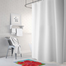 Load image into Gallery viewer, Red Hibiscus by Malenda Trick Machine Washable Memory Foam Mat TMTR0319RUG