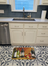 Load image into Gallery viewer, Wine by Malenda Trick Machine Washable Memory Foam Mat TMTR300ARUG