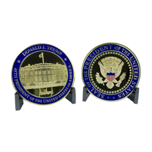 Load image into Gallery viewer, BL4-002 45th President DONALD J. TRUMP Challenge Coin White House POTUS MAGA