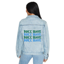 Load image into Gallery viewer, Tulane Gothic Denim Jacket
