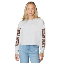 Load image into Gallery viewer, Texas State Varsity Gray Crewneck
