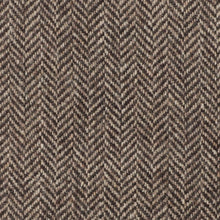 Load image into Gallery viewer, Chevron Wool Throw Pillow With Leather Trim