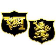 Load image into Gallery viewer, GL11-008 Navy Seal Team 6 Naval Special Warfare Lion Trident Shield Challenge Coin Seal Team Six