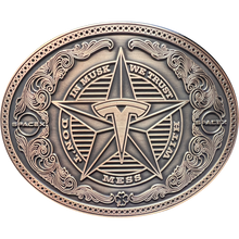 Load image into Gallery viewer, GL10-007 Don't Mess with Tesla Giga In Elon Musk We Trust SpaceX Texas Style Western Belt Buckle