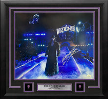 Load image into Gallery viewer, The Undertaker WrestleMania Entrance Autographed 16" x 20" Framed WWE Wrestling Photo