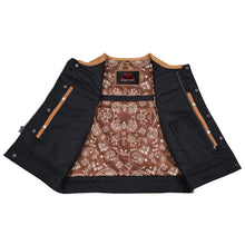 Load image into Gallery viewer, Rustic Rebel™ Lowcut Men’s Brown Leather Vest