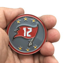 Load image into Gallery viewer, BL6-012 Tompa Bay challenge coins Tom "GOAT" Brady