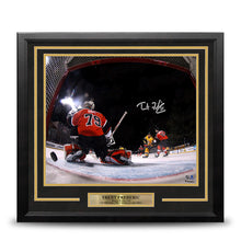 Load image into Gallery viewer, Trent Frederic First NHL Goal Boston Bruins Autographed 11" x 14" Framed Hockey Photo
