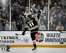 Load image into Gallery viewer, Trent Frederic Goal Celebration Boston Bruins Autographed 11" x 14" Hockey Photo
