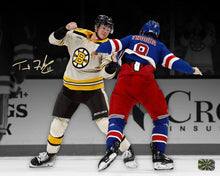 Load image into Gallery viewer, Trent Frederic Fighting Action Boston Bruins Autographed 16" x 20" Hockey Photo