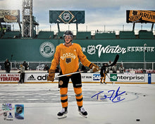 Load image into Gallery viewer, Trent Frederic Winter Classic Action Boston Bruins Autographed 11" x 14" Hockey Photo