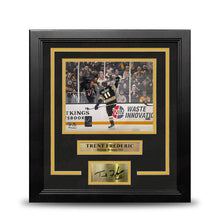 Load image into Gallery viewer, Trent Frederic Goal Celebration Boston Bruins 16" x 20" Framed Hockey Photo with Engraved Autograph