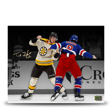Load image into Gallery viewer, Trent Frederic Fighting Action Boston Bruins Autographed 16" x 20" Hockey Photo