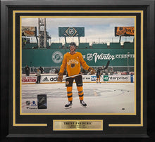 Load image into Gallery viewer, Trent Frederic Winter Classic Action Boston Bruins 11" x 14" Framed Hockey Photo