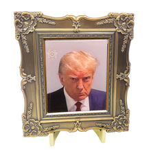 Load image into Gallery viewer, EL10-002 Large President Donald J. Trump Mugshot photo frame challenge coin MAGA No Surrender