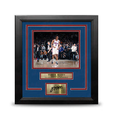 Load image into Gallery viewer, Tyrese Maxey Playoff Celebration Philadelphia 76ers 8" x 10" Framed Photo with Engraved Autograph