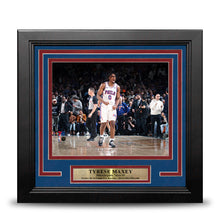 Load image into Gallery viewer, Tyrese Maxey Playoff Celebration Philadelphia 76ers 8" x 10" Framed Basketball Photo