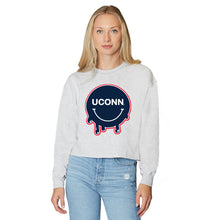 Load image into Gallery viewer, UConn Smile Gray Crewneck