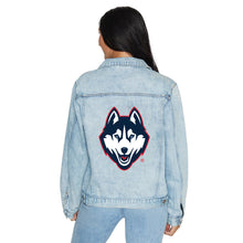 Load image into Gallery viewer, UConn Denim Jacket