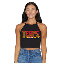 Load image into Gallery viewer, Maryland Terps Black Halter Top