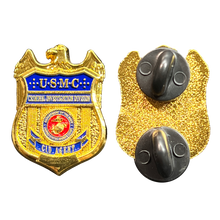 Load image into Gallery viewer, PBX-009-A Marine CID AGENT Lapel Pin Special Investigation Division Criminal Investigator