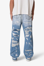 Load image into Gallery viewer, Ultra Baggy Better Repaired Denim - Light Blue