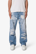 Load image into Gallery viewer, Ultra Baggy Better Repaired Denim - Light Blue