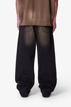 Load image into Gallery viewer, Ultra Baggy Dried Denim - Washed Black