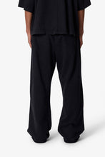 Load image into Gallery viewer, Ultra Baggy Heavy Fleece Sweatpants - Washed Black