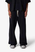 Load image into Gallery viewer, Ultra Baggy Heavy Fleece Sweatpants - Washed Black