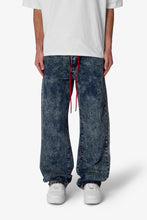 Load image into Gallery viewer, Ultra Baggy Lace Band Denim - Blue