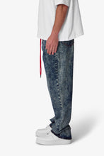 Load image into Gallery viewer, Ultra Baggy Lace Band Denim - Blue