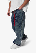 Load image into Gallery viewer, Ultra Baggy Lace Band Denim - Blue