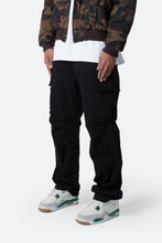 Load image into Gallery viewer, Ultra Baggy Vintage Cargo Pants - Black