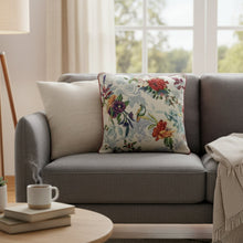 Load image into Gallery viewer, DaDa Bedding Elegant Tropical Paradise Birds Floral Tapestry Throw Pillow Covers 16" (18116)