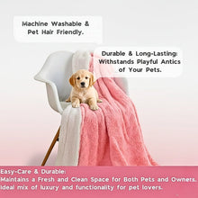Load image into Gallery viewer, DaDa Bedding Luxury Blossom Pink Rose Buds Pink Sherpa Backside Faux Fur Throw Blanket (BL-171752)